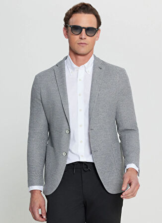 Altınyıldız Classics Slim Fit Gri Erkek Ceket ACE004252184_GRI