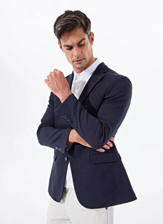 Altınyıldız Classics Slim Fit Lacivert Erkek Ceket ACE004252185_LAC