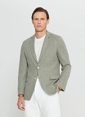 Altınyıldız Classics Slim Fit Haki Erkek Ceket ACE004252189_HAK