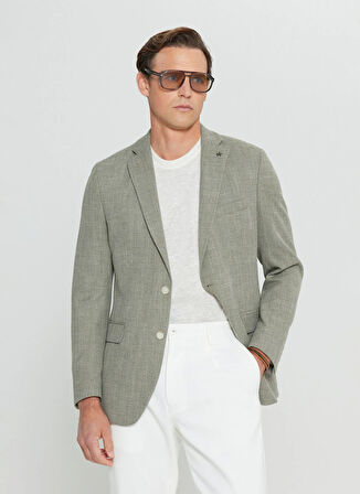 Altınyıldız Classics Slim Fit Haki Erkek Ceket ACE004252189_HAK