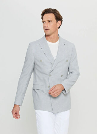 Altınyıldız Classics Slim Fit Gri Erkek Ceket ACE004252211_GRI