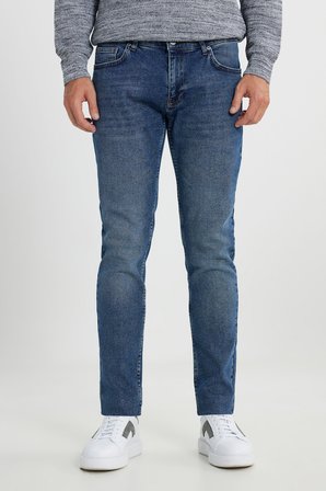 Pamuklu Esnek Slim Fit Dar Kesim 5 Cep Jean Kot Denim Pantolon