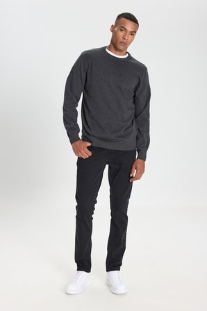 Pamuklu Esnek Slim Fit Dar Kesim 5 Cep Jean Kot Denim Pantolon