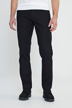 Pamuklu Slim Fit Dar Kesim 5 Cep Armürlü Esnek Pantolon