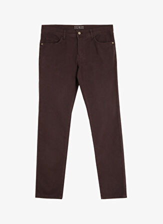 Altınyıldız Classics Normal Bel Slim Fit Kahve Erkek Pantolon BBE012510175_PANTOLON 5 CEP PARCA B