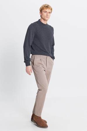 Pamuklu Slim Fit Dar Kesim Yan Cepli Casual Esnek Pantolon