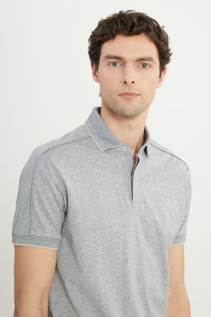 %100 Pamuk Slim Fit Dar Kesim Polo Yaka Tişört