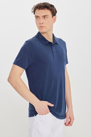 Yumuşak Dokulu Slim Fit Dar Kesim Polo Yaka Tişört