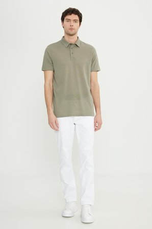 Pamuklu Slim Fit Dar Kesim Polo Yaka Tişört