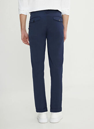 Altınyıldız Classics Lastikli Bel Normal Paça Slim Fit Lacivert Erkek Pantolon ACE001252195_LAC