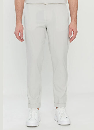 Altınyıldız Classics Lastikli Bel Normal Paça Slim Fit Taş Erkek Pantolon ACE001252195_TAS
