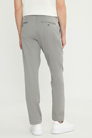 Pamuklu Slim Fit Dar Kesim Yan Cep Esnek Casual Pantolon