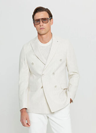 Altınyıldız Classics Slim Fit Bej Erkek Ceket ACE004252055_BEJ