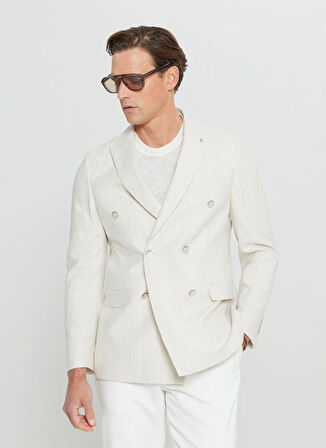 Altınyıldız Classics Slim Fit Bej Erkek Ceket ACE004252055_BEJ