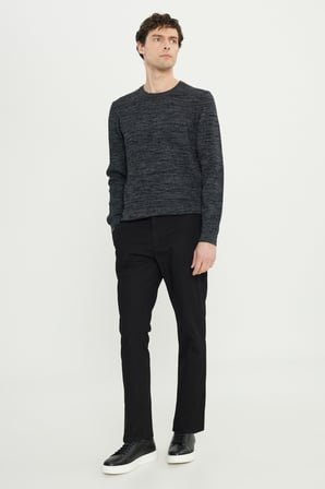 Pamuklu Slim Fit Dar Kesim Yan Cepli Armürlü Esnek Casual Pantolon