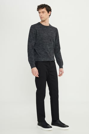 Pamuklu Slim Fit Dar Kesim Yan Cepli Armürlü Esnek Casual Pantolon
