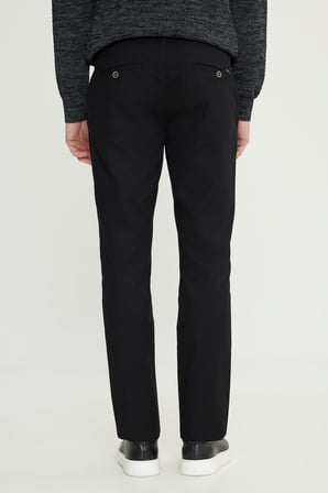 Pamuklu Slim Fit Dar Kesim Yan Cepli Armürlü Esnek Casual Pantolon