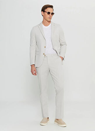 Altınyıldız Classics Normal Bel Slim Fit Bej Erkek Takım Elbise ACE030252248_BEJ