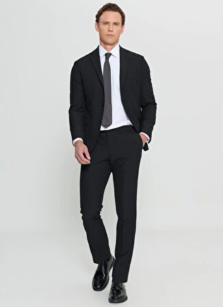 Altınyıldız Classics Normal Bel Slim Fit Siyah Erkek Takım Elbise ACE030252249_SYH