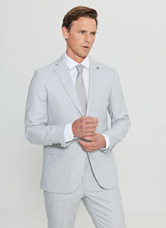 Altınyıldız Classics Normal Bel Slim Fit Gri Erkek Takım Elbise ACE030252242_GRI