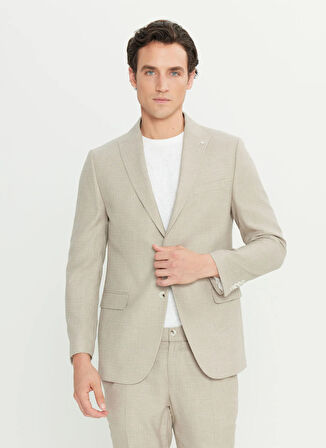 Altınyıldız Classics Normal Bel Slim Fit Bej Erkek Takım Elbise ACE030252251_BEJ