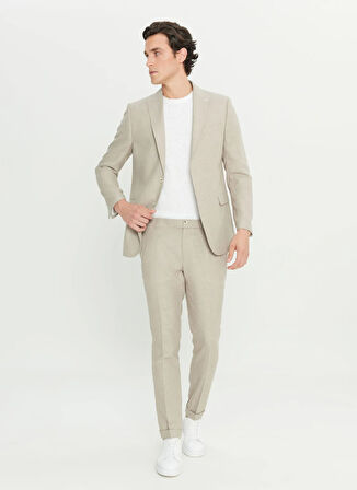 Altınyıldız Classics Normal Bel Slim Fit Bej Erkek Takım Elbise ACE030252251_BEJ