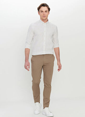 Altınyıldız Classics Normal Bel Normal Paça Slim Fit Bej Erkek Pantolon ACE001252192_BEJ