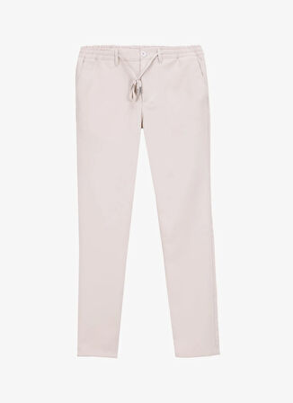 Altınyıldız Classics Bağlamalı Bel Normal Paça Slim Fit Taş Erkek Pantolon ACE001252275_TAS
