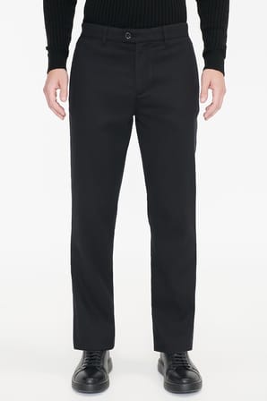 Pamuklu Comfort Fit Yan Cepli Armürlü Casual Esnek Pantolon