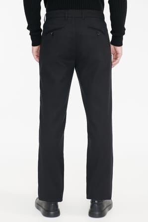 Pamuklu Comfort Fit Yan Cepli Armürlü Casual Esnek Pantolon