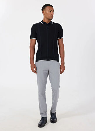 Altınyıldız Classics Bağlamalı Bel Normal Paça Slim Fit Gri Erkek Pantolon ACE001252269_GRI