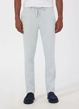 Altınyıldız Classics Bağlamalı Bel Normal Paça Slim Fit Açık Mint Erkek Pantolon ACE001252270_AIT