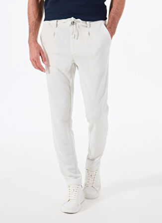 Altınyıldız Classics Bağlamalı Bel Normal Paça Slim Fit Taş Erkek Pantolon ACE001252273_TAS