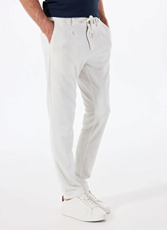 Altınyıldız Classics Bağlamalı Bel Normal Paça Slim Fit Taş Erkek Pantolon ACE001252273_TAS