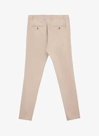 Altınyıldız Classics Bağlamalı Bel Normal Paça Slim Fit Bej Erkek Pantolon ACE001252274_BEJ