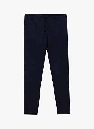 Altınyıldız Classics Bağlamalı Bel Normal Paça Slim Fit Lacivert Erkek Pantolon ACE001252274_LAC