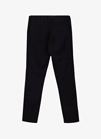 Altınyıldız Classics Bağlamalı Bel Normal Paça Slim Fit Siyah Erkek Pantolon ACE001252274_SYH