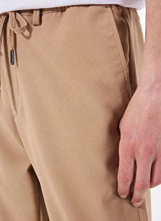 Altınyıldız Classics Bağlamalı Bel Normal Paça Slim Fit Bej Erkek Pantolon ACE001252275_BEJ