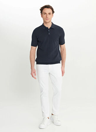 Altınyıldız Classics Polo Yaka Standart Lacivert Erkek Kazak ACE072252045_LAC