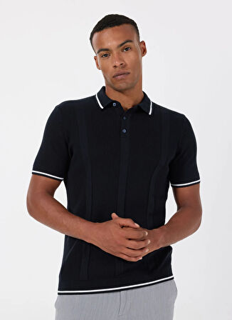 Altınyıldız Classics Polo Yaka Standart Lacivert Erkek Kazak ACE072252048_LAC