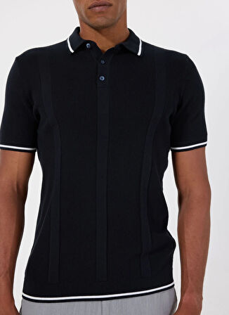 Altınyıldız Classics Polo Yaka Standart Lacivert Erkek Kazak ACE072252048_LAC