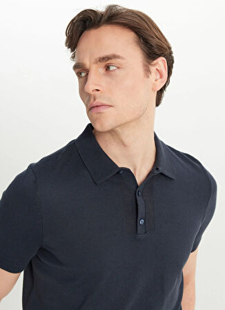 Altınyıldız Classics Polo Yaka Standart Lacivert Erkek Kazak ACE072252049_LAC