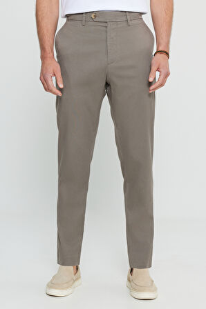 Pamuklu Slim Fit Dar Kesim Yan Cep Esnek Casual Pantolon