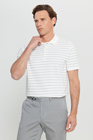Pamuklu Slim Fit Dar Kesim Polo Yaka Tişört