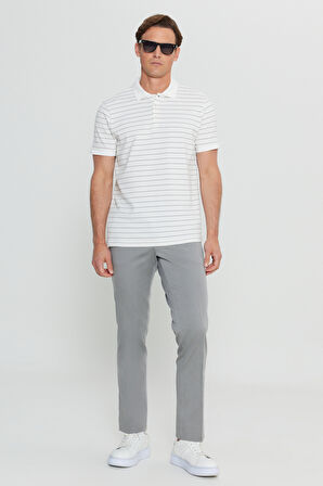 Pamuklu Slim Fit Dar Kesim Polo Yaka Tişört