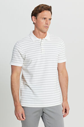 Pamuklu Slim Fit Dar Kesim Polo Yaka Tişört