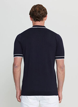 Altınyıldız Classics Polo Yaka Standart Lacivert Erkek Kazak ACE072252046_LAC