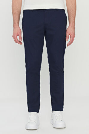 Pamuklu Slim Fit Dar Kesim Yan Cep Esnek Casual Pantolon