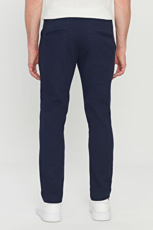 Pamuklu Slim Fit Dar Kesim Yan Cep Esnek Casual Pantolon