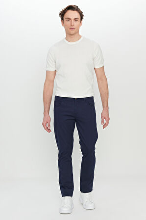 Pamuklu Slim Fit Dar Kesim 5 Cep Esnek Casual Pantolon